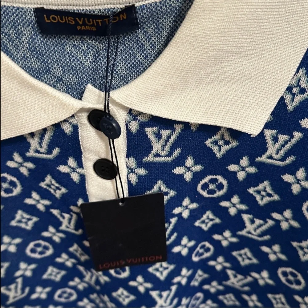 Blue & white polo - Picture 2 of 4